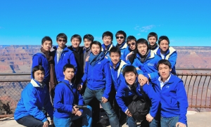 Our male dancers pose for a group shot. (Gary Liu)