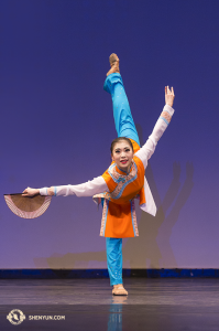 Shen Yun's Jane Chen, who took second place in the adult female division.