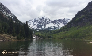 Maroon Bells, tuż za Aspen w Colorado. Ale jeśli uważacie, że to zdjęcie jest ładne, to…